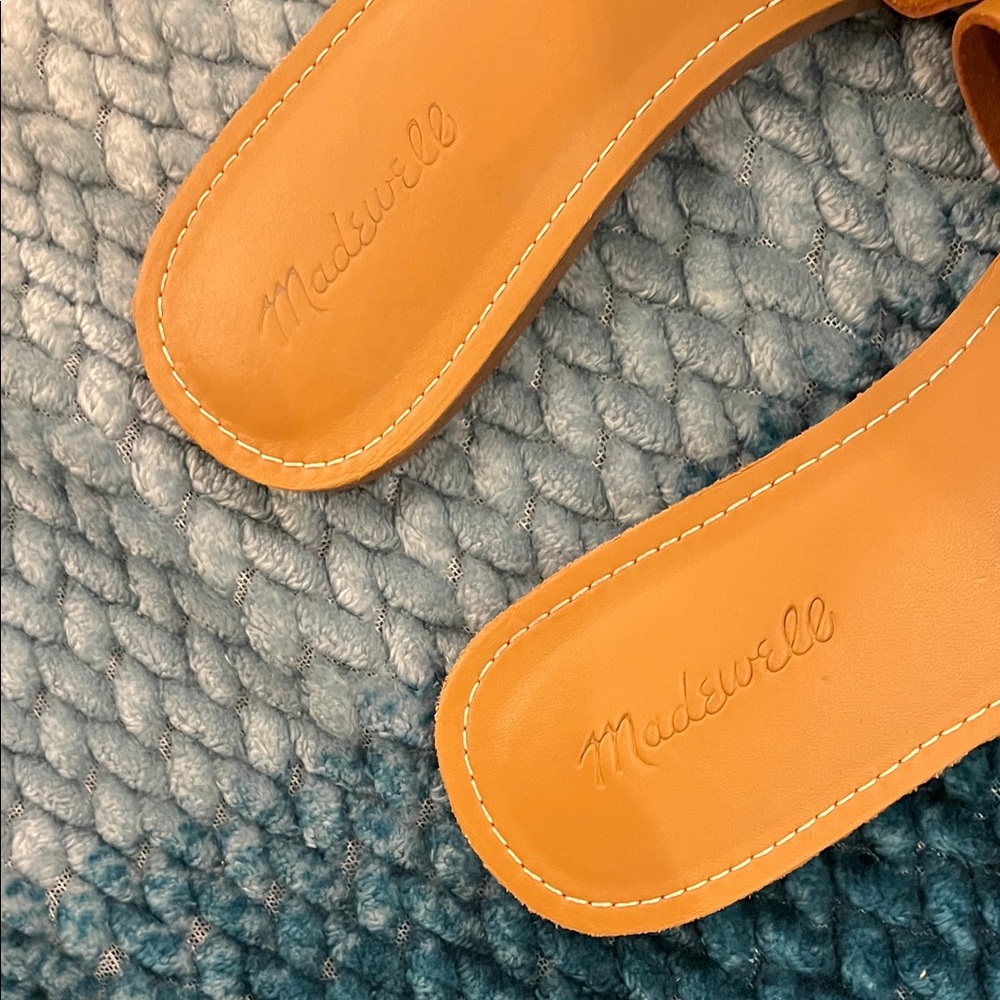 Madewell Women's Brown Slide Sandals - Picture 2 of 6